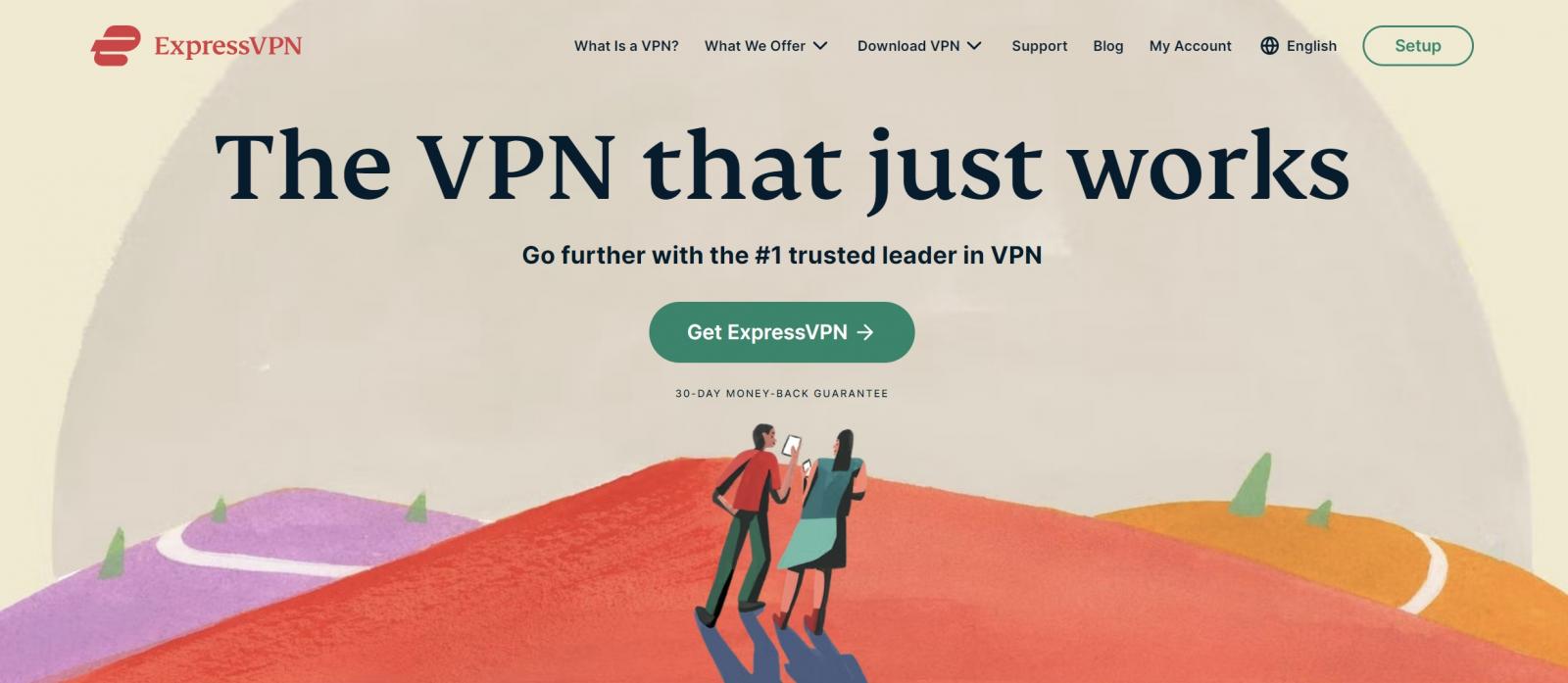 expressvpn home page