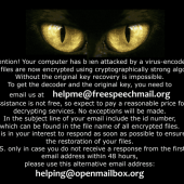 New helpme@freespeechmail.org Ransomware can be Decrypted for Free