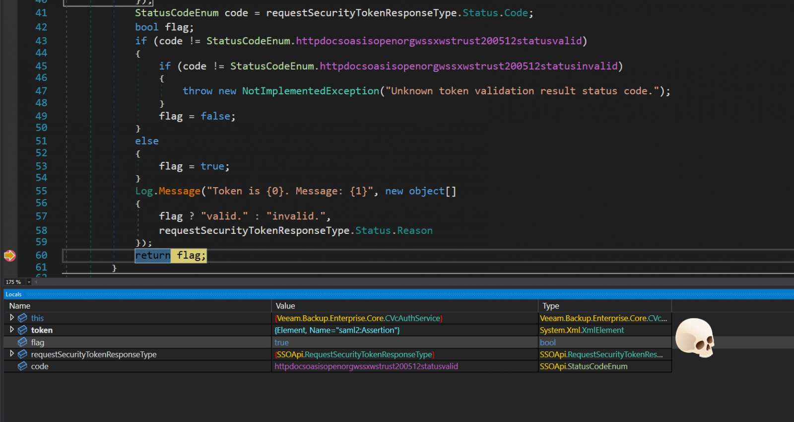 Arbitrary auth token validation